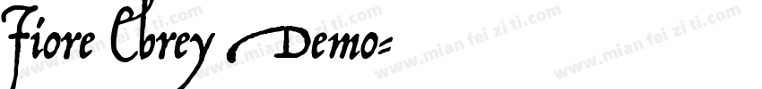 Fiore Ebrey Demo字体转换
